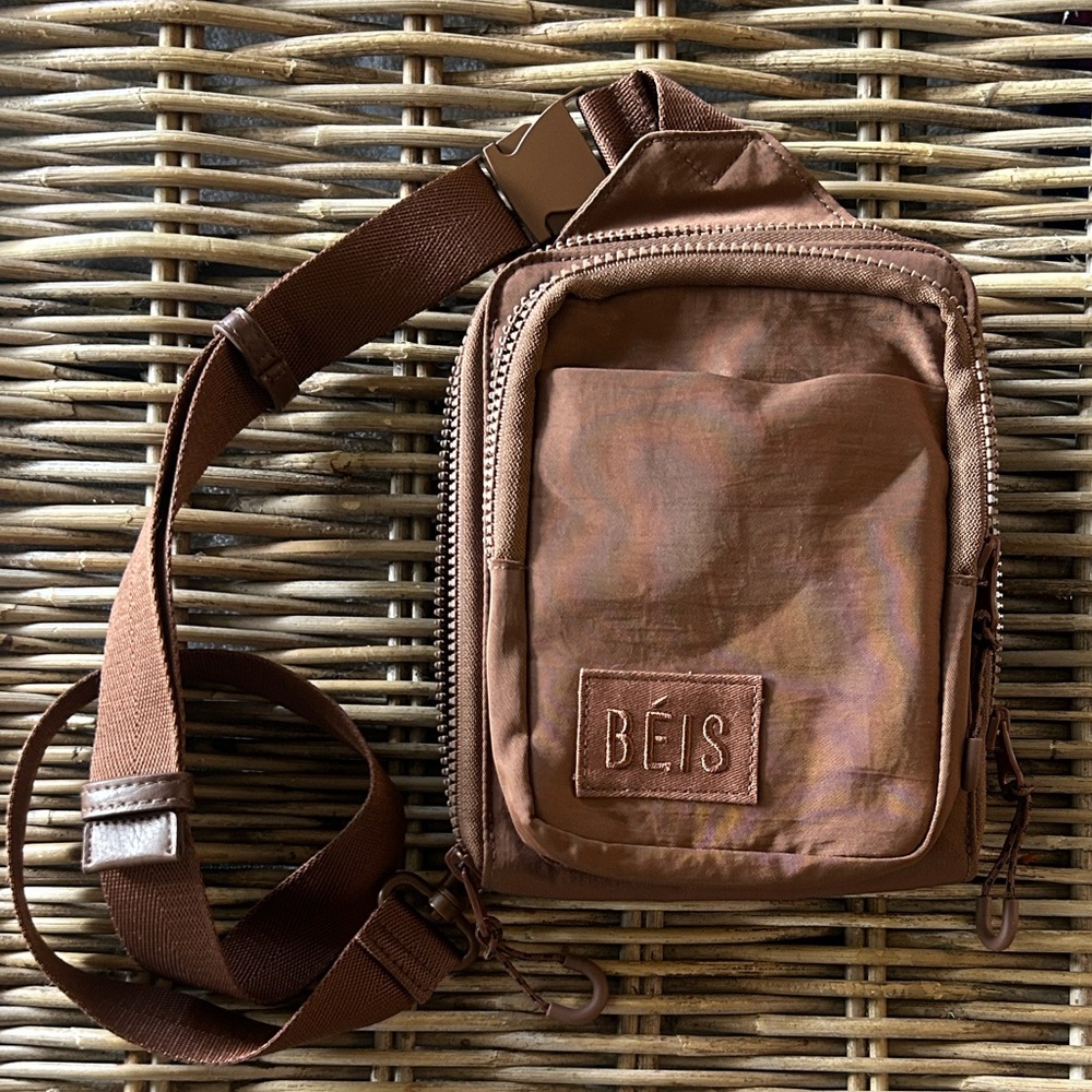 BEIS Brown Crossbody Bag